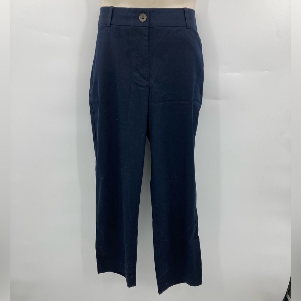 Talbolts Women’s Navy Blue Curvy High Rise Dress Pants